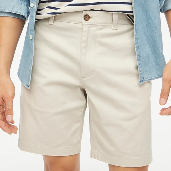 J crew 9” flex chino shorts stone - Picture 2 of 5